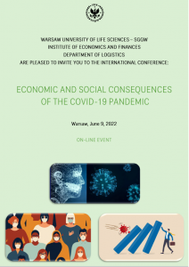Invitation to the 2nd International Conference 'Economic and Social Consequences of the COVID-19 Pandemic'