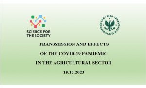 Invitation to the scientific conference 'Transmission and effects of the COVID-19 pandemic in the agricultural sector'
