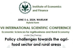 Invitation to the 7th International Scientific Conference Economic Sciences for Agribusiness and Rural Economy